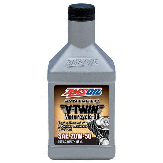 20W-50 Synthetic V-Twin Motorcycle Oil